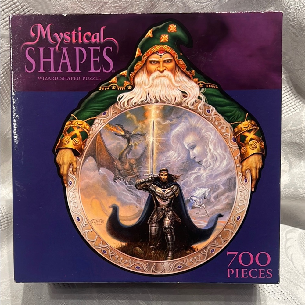 Ceaco Mystical Shapes Wizard Shaped fantasy Jigsaw Puzzle 700 Pieces SALE🔴3/$25!